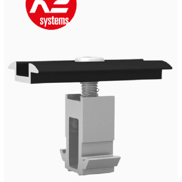 K2 DomeClamp Middle Clamp 30-50 mm, black anodized (former K2 Mini Mid Clamp)